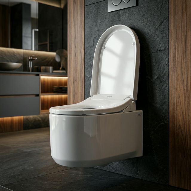 Унитаз-биде GROHE Sensia Pro Smart Toilet для скрытых сливных бачков, подвесной, альпин-белый (36508SH0)