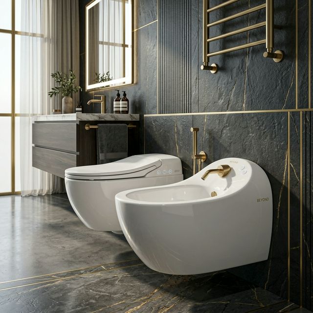 73570B6000 BEYOND Подвесное биде отв. под сидение